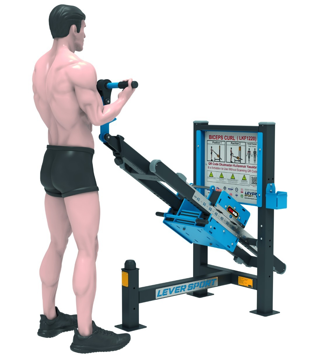 AĞIRLIK KAYDIRMALI FITNESS SERİSİ BICEPS CURL LKF 1220