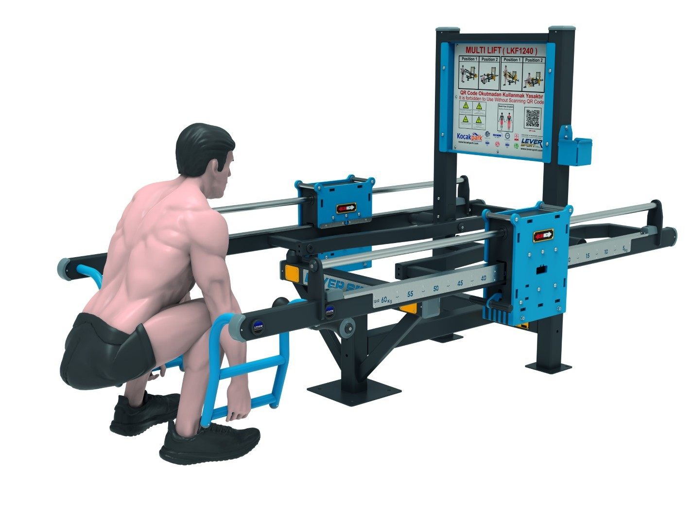 AĞIRLIK KAYDIRMALI FITNESS SERİSİ MULTILIFT LKF 1240 