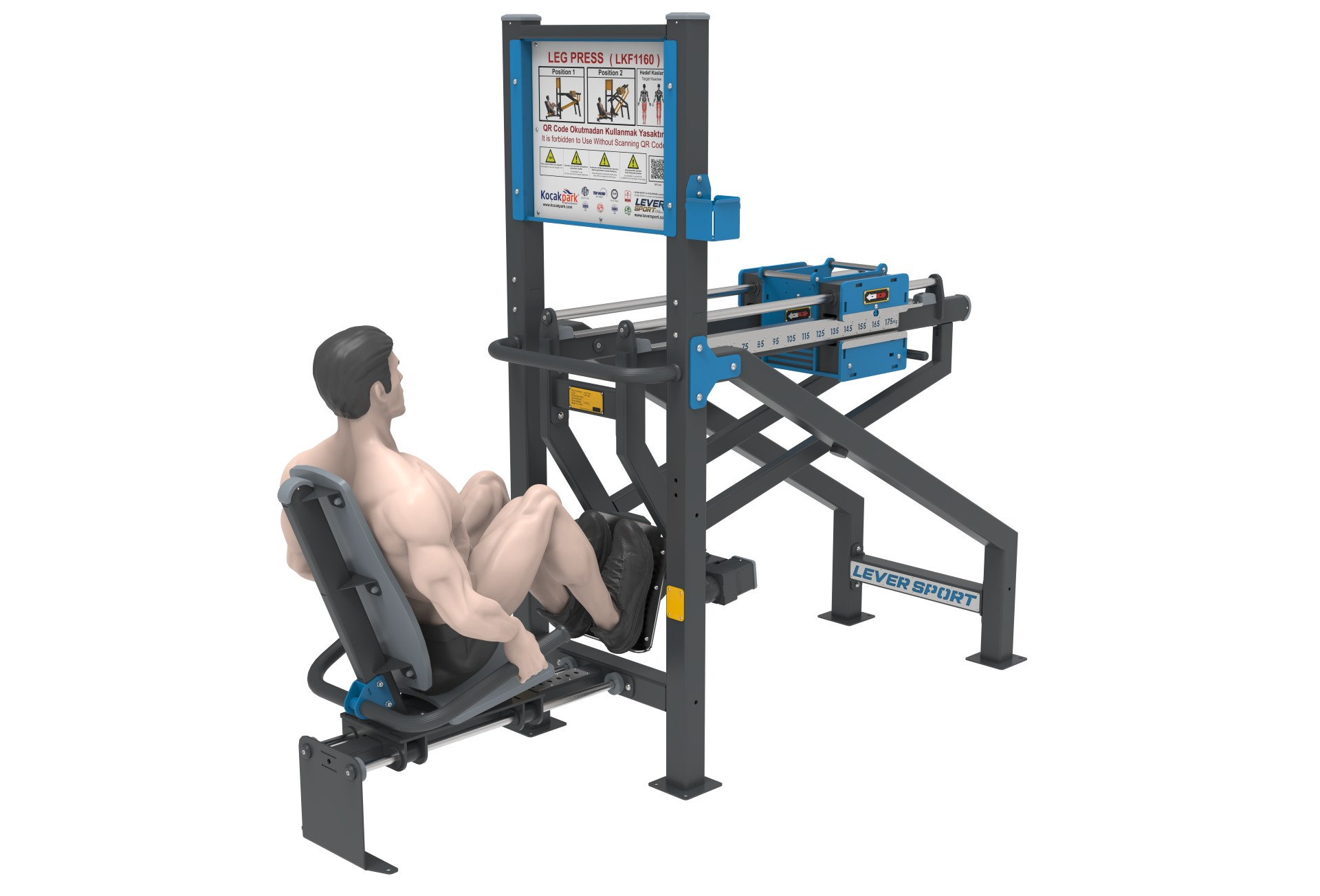 Fitness Series with Weight Lifting LEG PRESS LKF 1160