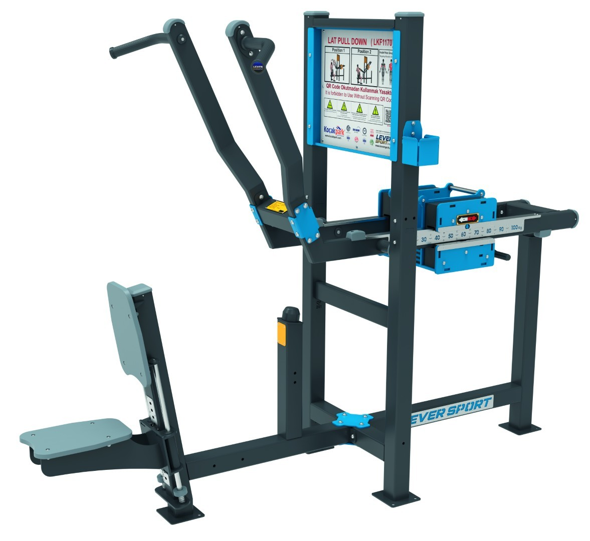 AĞIRLIK KAYDIRMALI FITNESS SERİSİ LAT PULLDOWN LKF 1170