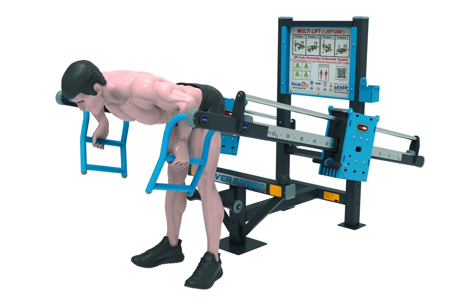 AĞIRLIK KAYDIRMALI FITNESS SERİSİ MULTILIFT LKF 1240 