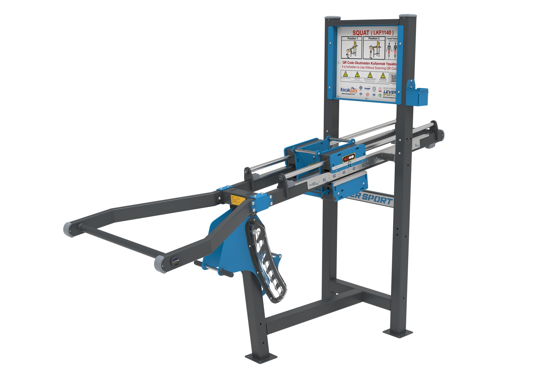 AĞIRLIK KAYDIRMALI FITNESS SERİSİ SQUAT LKF 1140 