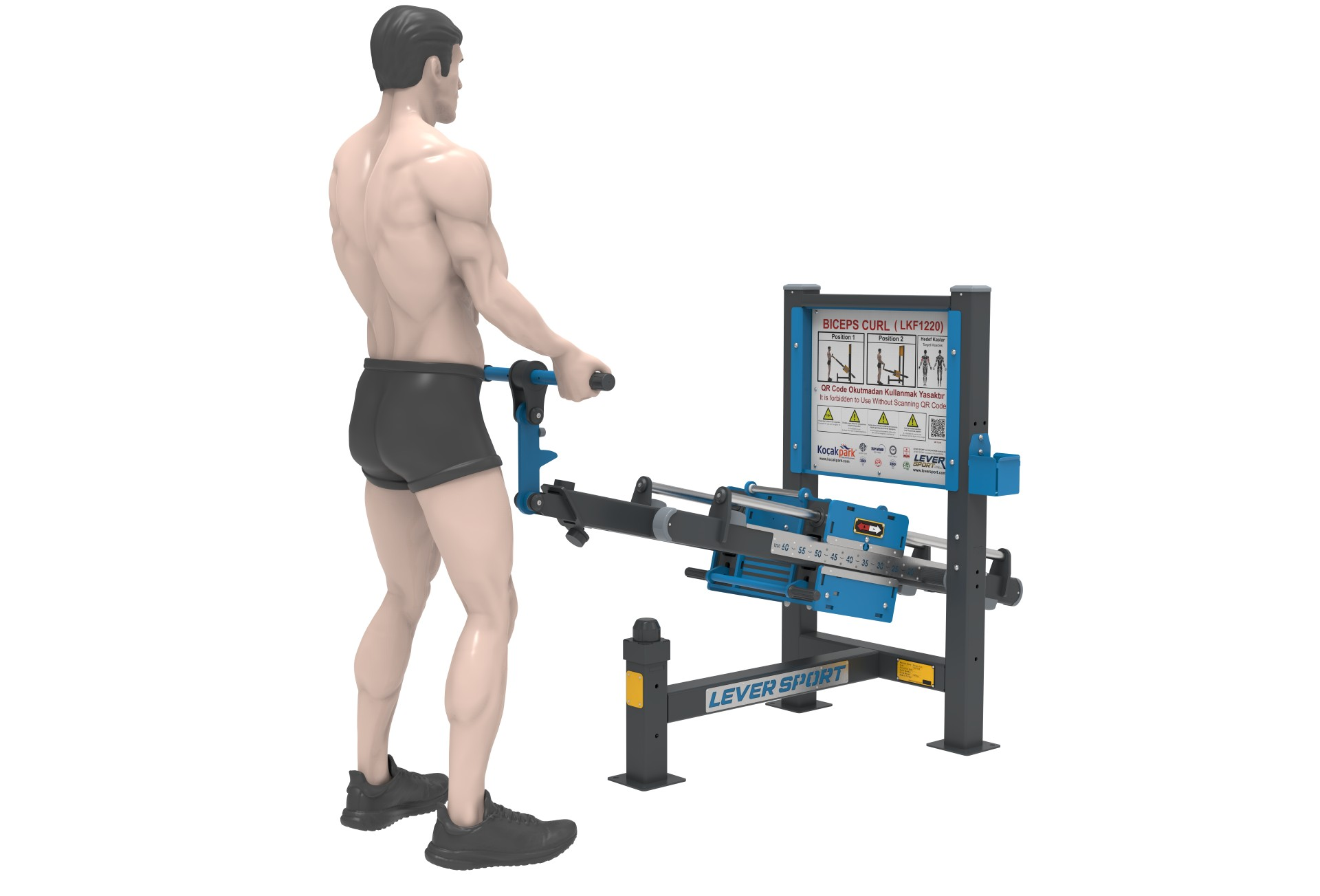 AĞIRLIK KAYDIRMALI FITNESS SERİSİ BICEPS CURL LKF 1220 