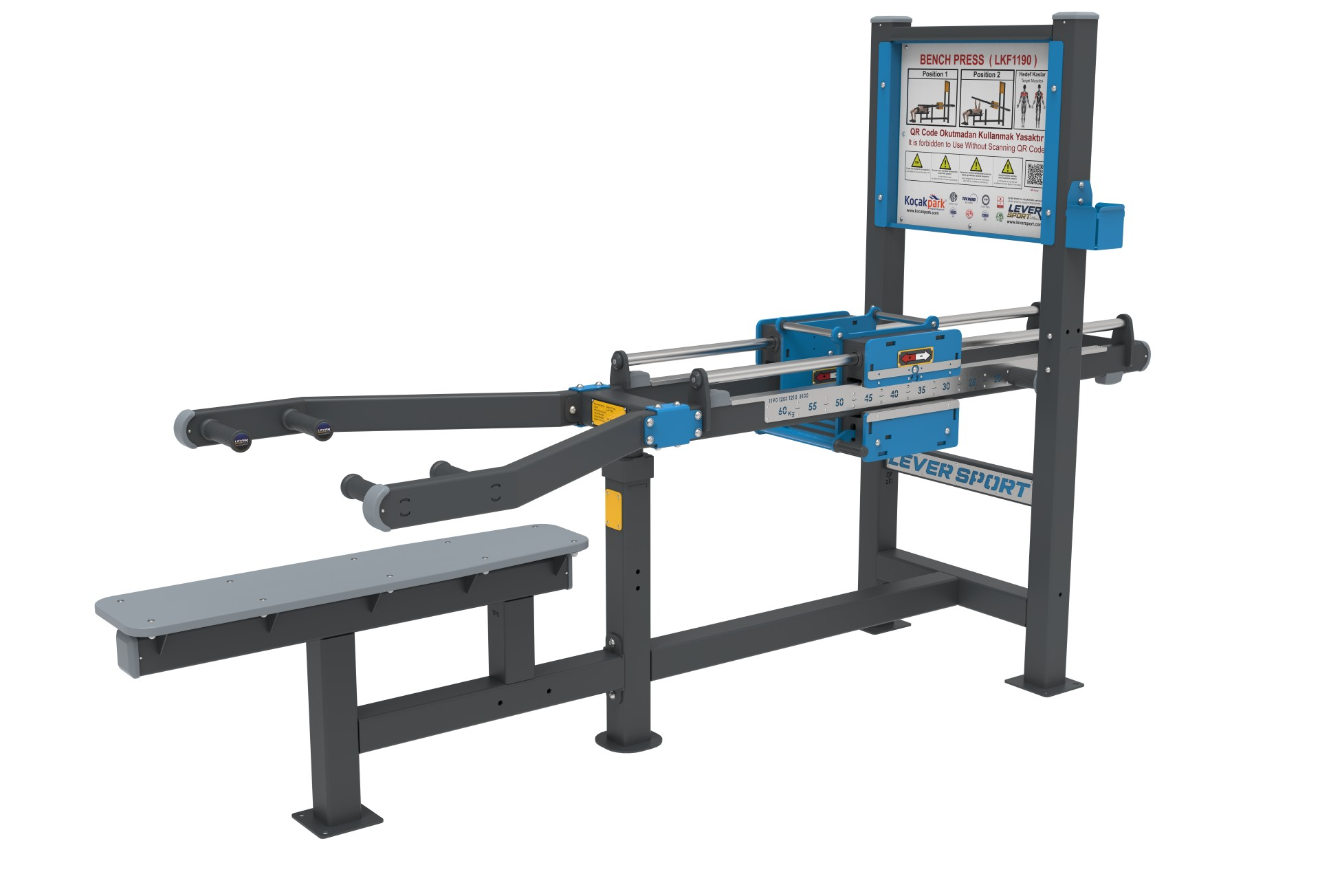 AĞIRLIK KAYDIRMALI FITNESS SERİSİ BENCH PRESS LKF 1190 