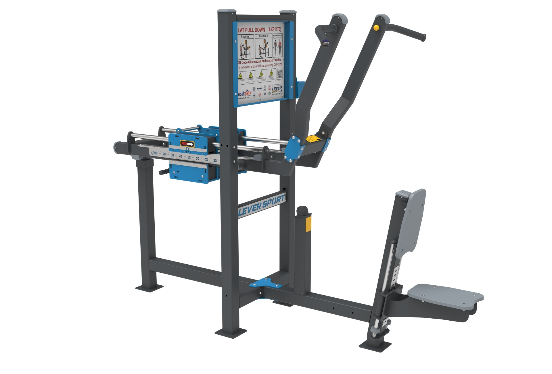 AĞIRLIK KAYDIRMALI FITNESS SERİSİ LAT PULLDOWN LKF 1170 