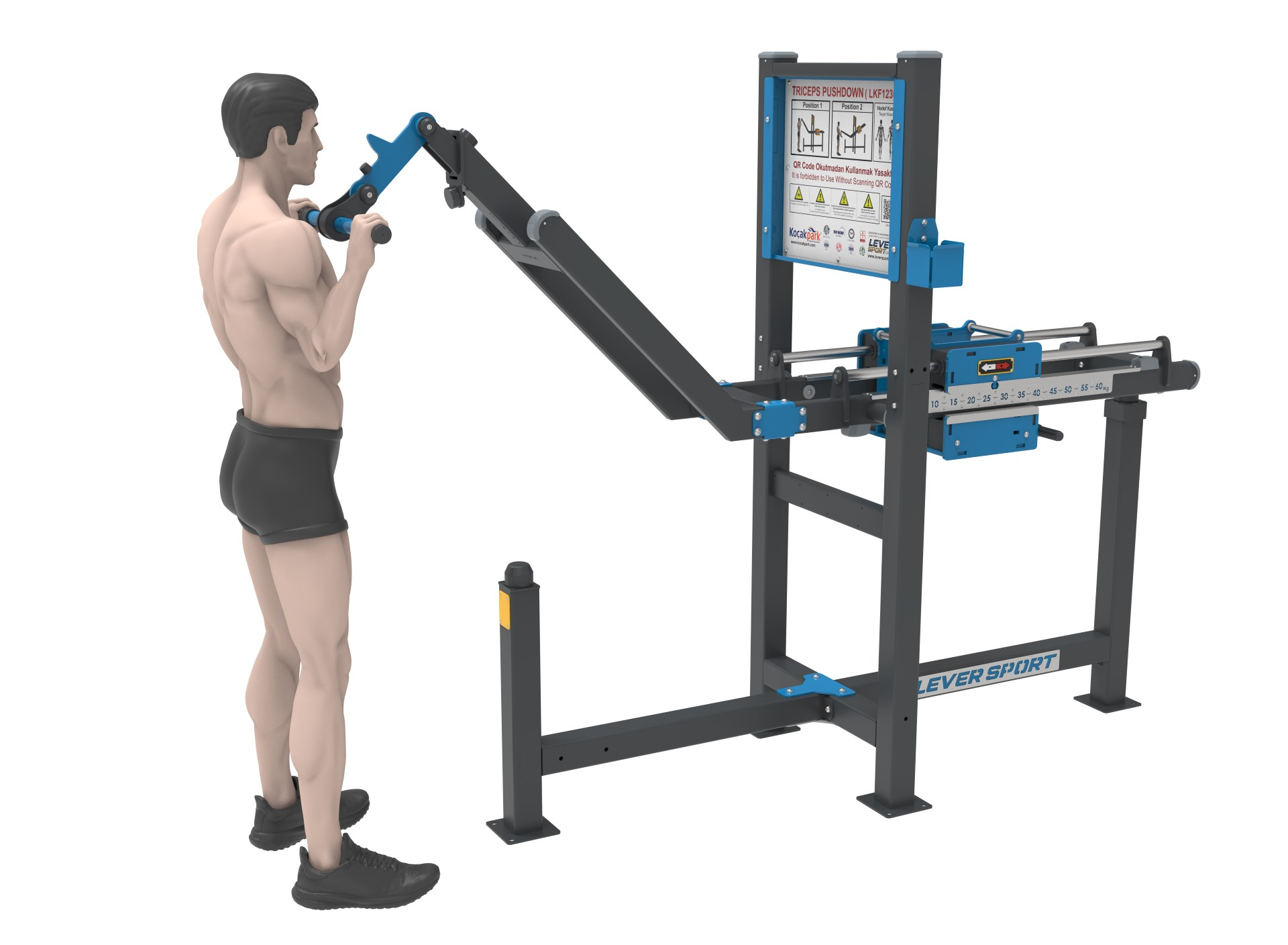 AĞIRLIK KAYDIRMALI FITNESS SERİSİ TRICEPS PUSHDOW LKF 1230 