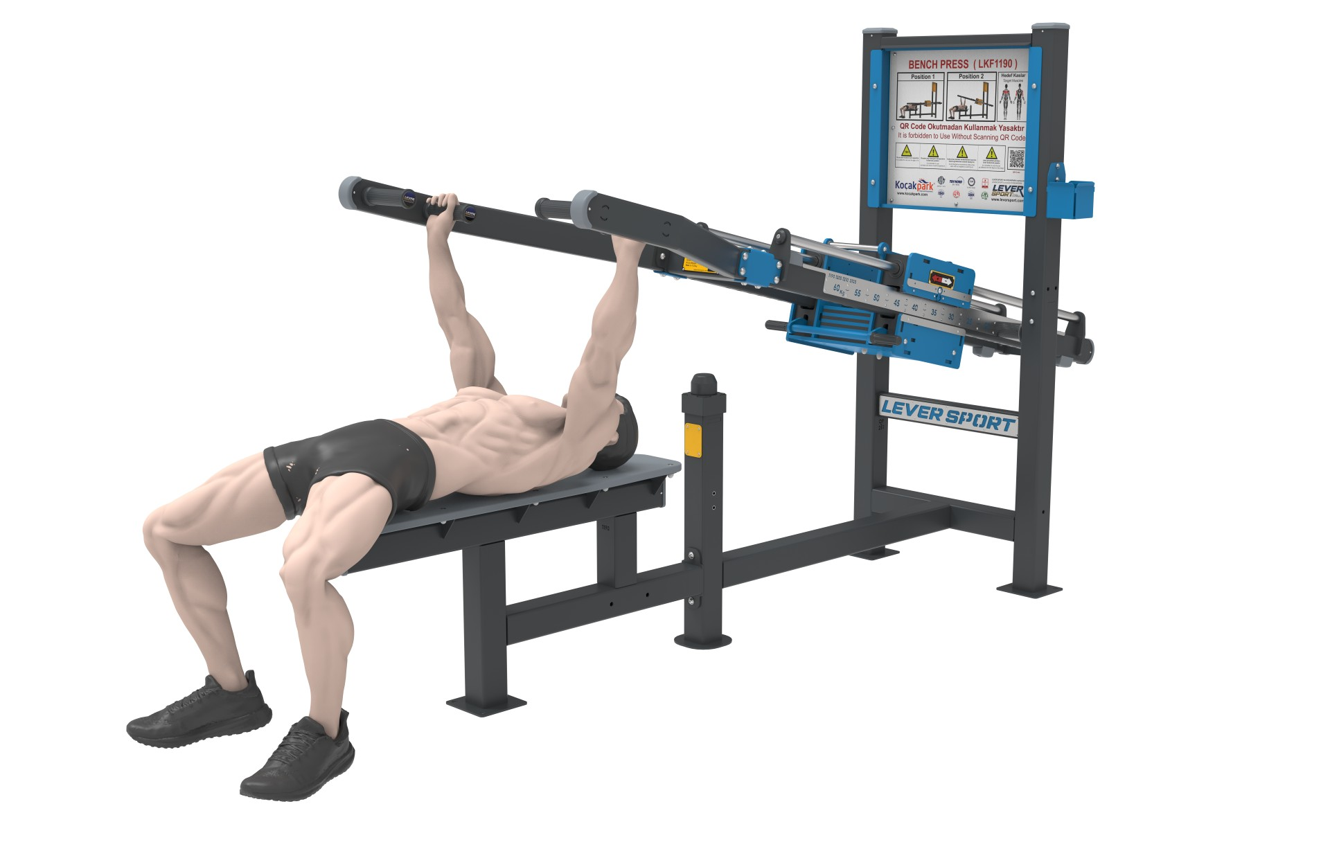 AĞIRLIK KAYDIRMALI FITNESS SERİSİ BENCH PRESS LKF 1190 