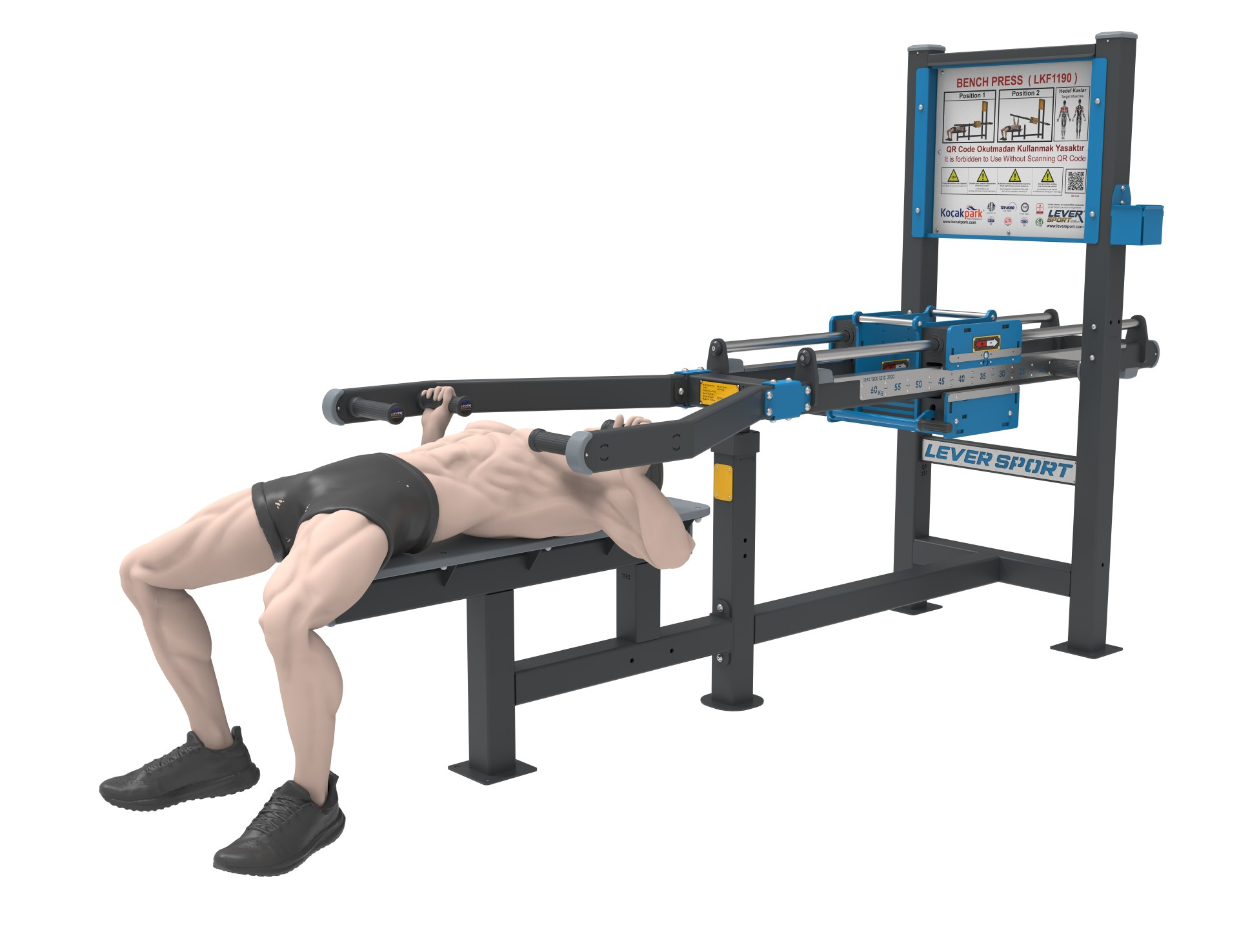 AĞIRLIK KAYDIRMALI FITNESS SERİSİ BENCH PRESS LKF 1190 